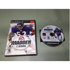 Madden NFL 2005 Sony PlayStation 2 Disk and Case