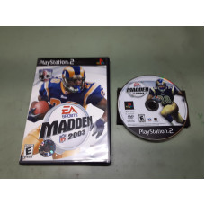 Madden NFL 2003 Sony PlayStation 2 Disk and Case