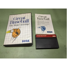 Great Baseball Sega Master System Complete in Box