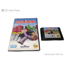 Monopoly Sega Genesis Cartridge and Case