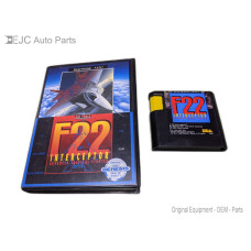 F-22 Interceptor Sega Genesis Cartridge and Case
