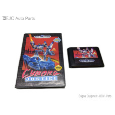 Cyborg Justice Sega Genesis Cartridge and Case
