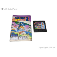 Sonic the Hedgehog 2 Sega Game Gear Cartridge and Manual