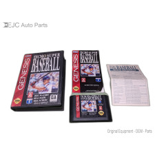 Tecmo Super Baseball Sega Genesis Complete in Box