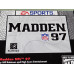 Madden 97 Sega Genesis Cartridge and Case with registration