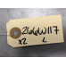 266W117 Left Piston and Rod Standard From 2016 Subaru Legacy  2.5  Gas