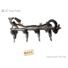 275B221 Fuel Injectors Set With Rail For 13-15 Land Rover LR2  2.0 BB5E9F797BC Turbo