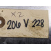 206V228 Right Piston and Rod Standard From 2019 Subaru Crosstrek  2.0 12100AA500 Gas