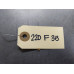 220F313 Oil Cooler Bolt For 05-07 Nissan Xterra  4.0  Gas