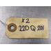 220Q201 Right Piston and Rod Standard For 13-17 GMC Terrain  3.6 12691084 Gas