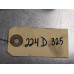 224D325 Crankshaft Pulley Bolt For 10-13 Land Rover Range Rover Sport  5.0 LR011952 Supercharged