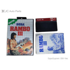 Rambo III Sega Master System Complete in Box Sega for the 90's